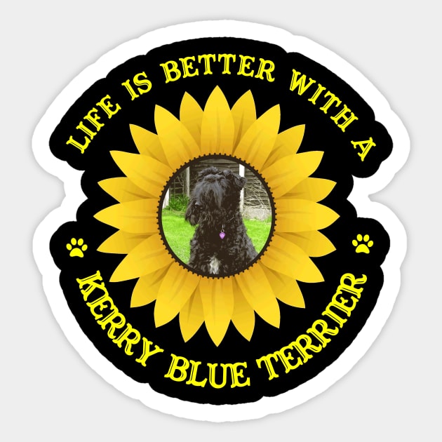 Kerry Blue Terrier Lovers Sticker by bienvaem